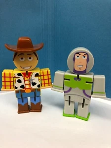 Toy Story Disney elastic band figure adjustable joint Buzz Woody cube action lot - Imagen 1 de 5