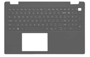 Dell Latitude 3520 E3520 Black LCD Palmrest Case No Backlit/Backlit - Afbeelding 1 van 3