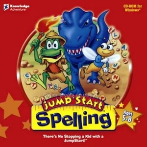 JumpStart Spelling Ages 5-8 Knowledge Adventure Jump Start New Sealed - Afbeelding 1 van 6