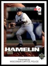 1998 Milwaukee Brewers Police NNO Bob Hamelin Wisconsin Capitol