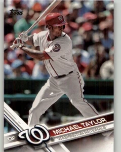 2017 Topps Michael Taylor #598 Washington Nationals - Picture 1 of 2