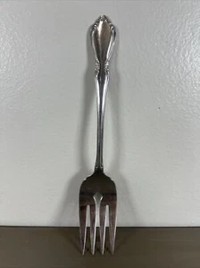 CHATEAU by ONEIDA Oneidacraft Deluxe Stainless Steel Serving Cold Meat Fork GUC - Picture 1 of 5