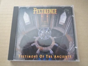 PESTILENCE ~TESTIMONY OF THE ANCIENTS~ HARD TO FIND FIRST PRESS CD DEATH CANCER - Picture 1 of 3
