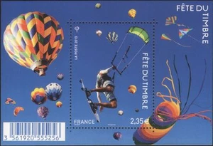 France 2013 Stamp Day/Kite Surfing/Hot Air Balloons/Sports 1v m/s (n39183f) - Picture 1 of 1