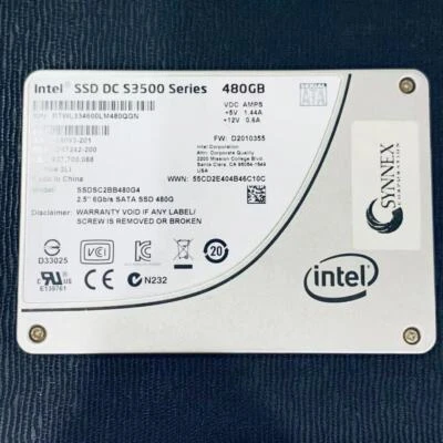 480GB SSD INTEL S3500 Solid State Drive 6Gb/s Series SSDSC2BB480G4 D2010355 - Bild 1 von 2