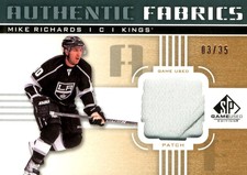 2011-12 SP Game Used Authentic Fabrics Patches #AFMR Mike Richards /35 