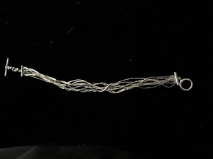 Brazalete de capa de ley Nordstrom JAI 925 6,5" nuevo sin etiquetas $450 #45 - Imagen 1 de 3