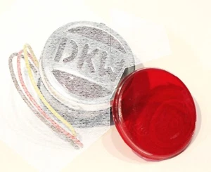 Vidrio plástico vidrio redondo 56 mm, adecuado para luz trasera DKW para motocicletas - Imagen 1 de 5