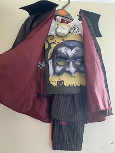 Halloween Count Dracula Costume Age 3-4 - Picture 1 of 20