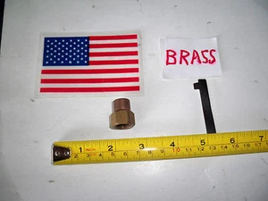 1/4" X 1/8" NPT BRASS BELL REDUCER PIPE FITTING WATER AIR FUEL OIL BOAT  USA - Picture 1 of 1