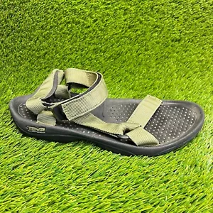 Teva Hurricane 3 Mens Size 9 Green Black Outdoor Hiking Sport Water Sandals - Picture 1 of 10