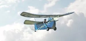 Pou Du Ciel 44" apertura alare R/C kit aereo taglio laser balsa e ply kit corto - Foto 1 di 1