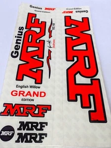 MRF Genius BAT STICKER - 3D Embossed Virat Kohli CRICKET BAT STICKER pack of 2 - Picture 1 of 1