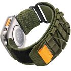 Military Nylon Loop Strap Band for Apple Watch 9 8 7 6 5 4 SE Ultra 2 49/44/45mm