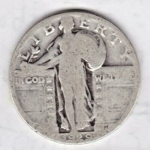 1929 STANDING LIBERTY QUARTER GRADING IN ABOUT GOOD CONDITION stk a35 - Picture 1 of 5