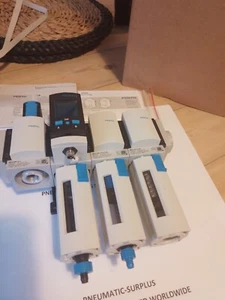 FESTO SERVICE UNIT COMBINATION MSB4-AGC:C3:J128:I3:L1-WP NEW BOXED ITEM - Picture 1 of 11