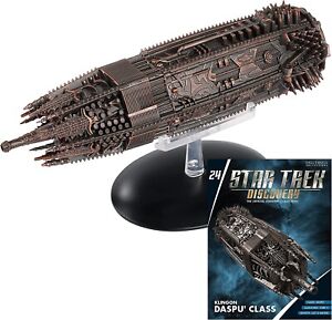 Star Trek - Klingon Daspu' Class Star ship + Magazine