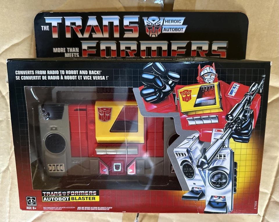 Authentic Transformer G1 Walmart 2017 BLASTER Encore Reissue Commemorative NEW - Image 1 of 1