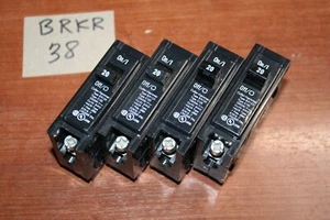 Cutler Hammer BR120 Circuit Breaker Type C 20A Lot of 4 - Picture 1 of 5