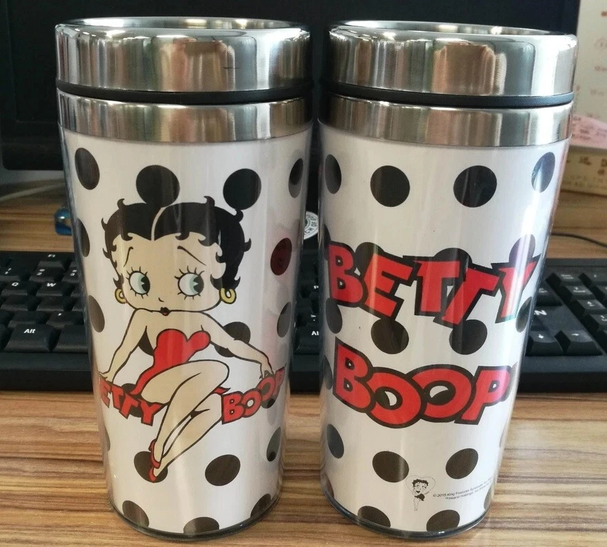 Betty Boop Collectible Polka Dots Thermo Travel Mug