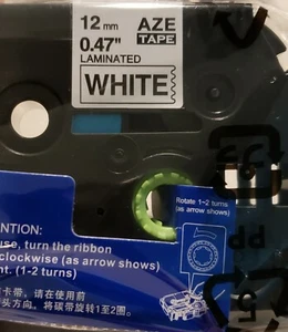 Brother Compatible 3PK Black/White Label Tape 0.47" TZe-231 TZ-231 - Picture 1 of 3