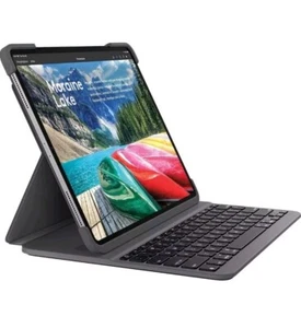 Logitech Slim Folio Pro iPad Case Bluetooth Keyboard 12.9" French 🇫🇷 Version - Bild 1 von 17