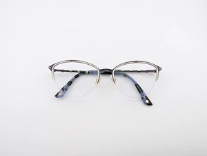Bulova Eyeglasses, Frames Only, Belfair, 53-17-140, Metal/Plastic, Navy, Cat Eye - Imagen 1 de 21