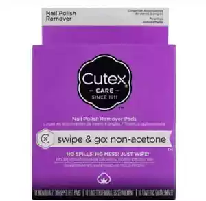 Cutex Swipe & Go Non-Acetone Nail Polish Remover Pads (10 Ct ea) 🎇2-Pack🎇READ - Picture 1 of 4