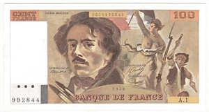 FRANCE 100 FRANCS 1978 P:153 aUNC - Picture 1 of 2