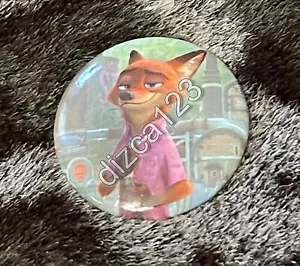 Botón Disney D23 Expo 2024 Animación Disney Zootopia 2 Nick Wilde Botón 1 pulgada - Imagen 1 de 2
