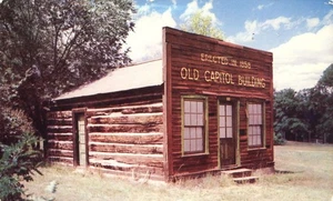 Colorados Erstes Kapitol Gebäude Altstadt Colorado Stadt 1957 Postkarte - Bild 1 von 2