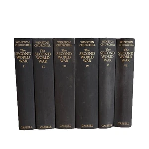 1948-54 6Vols The Second World War Winston Churchill First Edition - Bild 1 von 21