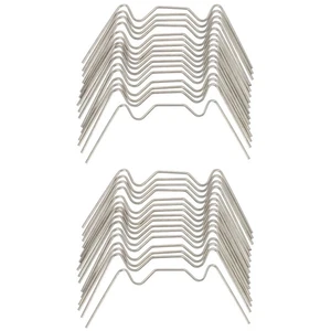 Juego de 2 abrazaderas de invernadero de clavos de acero inoxidable para tubos de PVC clips giratorios de jardín - Imagen 1 de 12