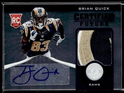 L33,259 - 2012 Totally Certified Future Auto Relic Prime #7 Brian Quick /49 - Image 1 of 2
