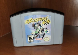 Excitebike 64 N64 gioco originale funzionante gioco Nintendo in custodia trasparente - Foto 1 di 17