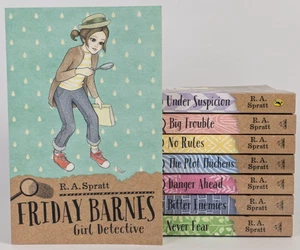Friday Barnes x 8 Series by R.A. Spratt YA Paperback Girl Detective Novels - Picture 1 of 18