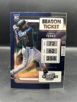 2022 Panini Chronicles #13 Curtis Terry Contenders Optic - Image 1 of 2