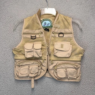 Chaleco Master Sportsman Jóvenes Niños Medio Beige Equipo Resistente Pesca con Mosca Exterior Foto 1 de 4
