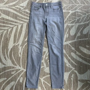Athleta Sculptek Jeans Women's Size 6 T Tall Gray Wash Skinny Stretch - Picture 1 of 9