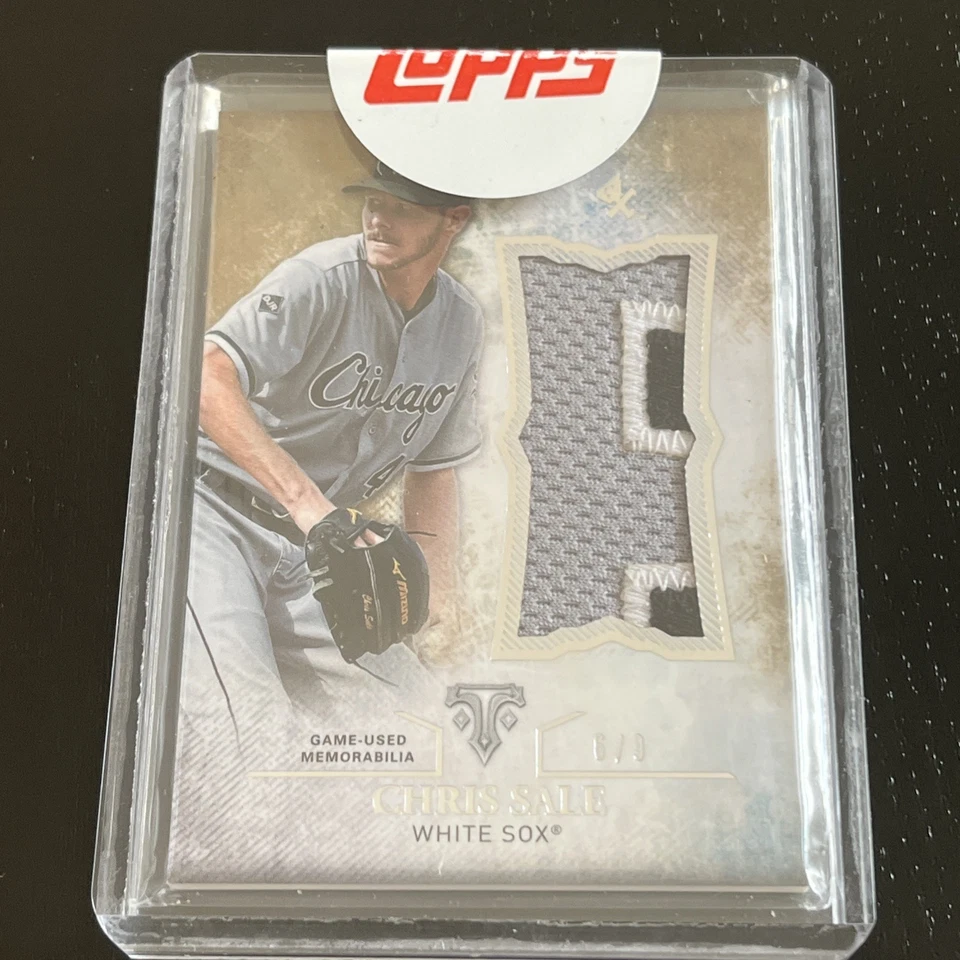 2015 Topps Chris Sale Game Used Memorabilia #UJR-CSE /9 (MEM) - Image 1 of 3