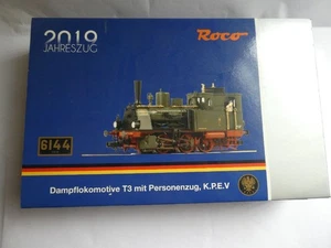 ROCO 61475 DAMPFLOKOMOTIVE T3 MIT PERSONNENZUG KPEV MINT & BOXED - Picture 1 of 9