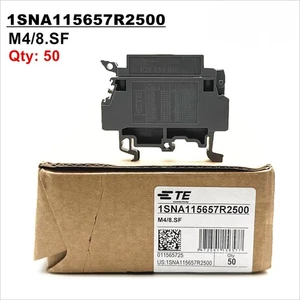 50pcs/box ABB/TE Terminal Block Entrelec M4/8.SF 1SNA115657R2500 - Picture 1 of 11