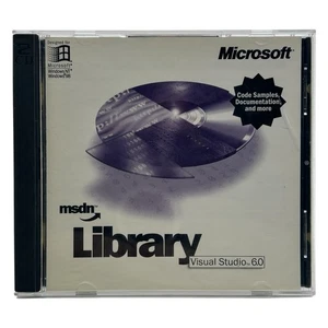 Microsoft Developer Network Visual Studio Basic 6.0 6 MSDN Library 2 Disc Set - Picture 1 of 6