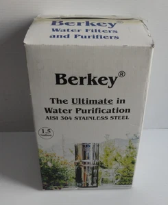 Sistema de filtración de agua de viaje Berkey de 1,5 galones - Imagen 1 de 7