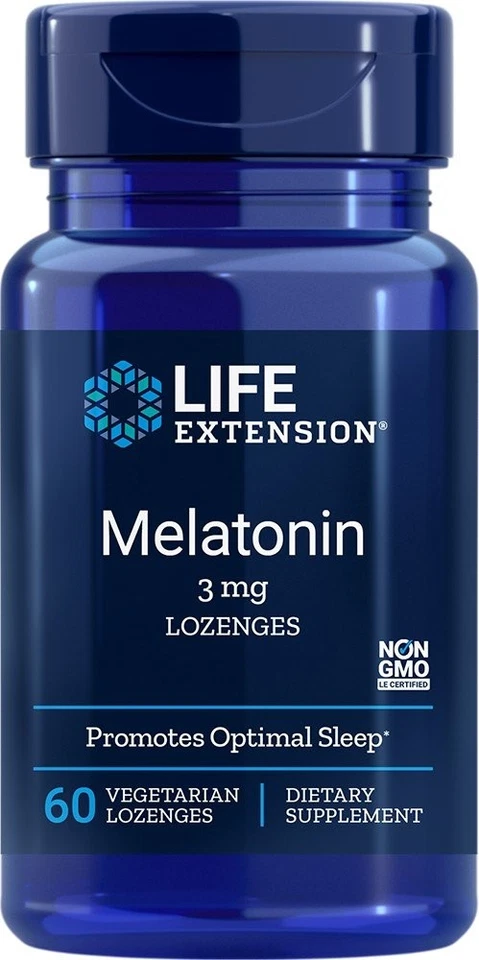 Life Extension Melatonina Sublingual 3 mg 60 Pastillas Foto 1 de 1