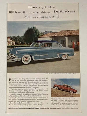Anuncio impreso DeSoto 1953 sedán de 2 puertas Foto 1 de 2