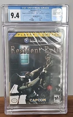 Resident Evil Nintendo GameCube, Player's Choice Edition Graded CGC 9.4 A+ - Image 1 of 4