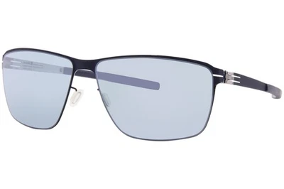 Ic! Gafas de sol Berlin OLI para hombre blanco agua/verde forma cuadrada 60 mm Foto 1 de 4