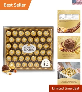 Luxuriöse Milchschokolade Haselnuss Geschenkbox - 18,5 Unzen 42 exquisite Pralinen - Bild 1 von 7