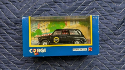 Corgi London Taxi Die Cast Car 1:36 Scale 1993 Radio 2720-272 # 91810 Black New - Image 1 of 4